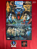 WEREWOLF_001 - 11x17 An American Werewolf In London Photo Autographed By David Naughton & Griffin Dunne