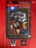 WEREWOLF_004 - 11x17 An American Werewolf In London Photo Autographed By David Naughton & Griffin Dunne