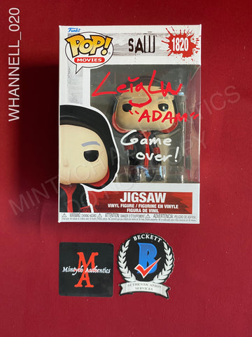 WHANNELL_020 - Saw 1820 Jigsaw Funko Pop! Autographed By Leigh Whannell