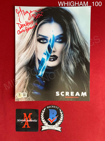 WHIGHAM_100 - 8x10 Photo Autographed By Giorgia Whigham