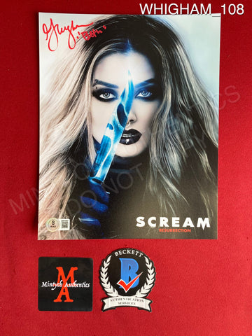 WHIGHAM_108 - 8x10 Photo Autographed By Giorgia Whigham
