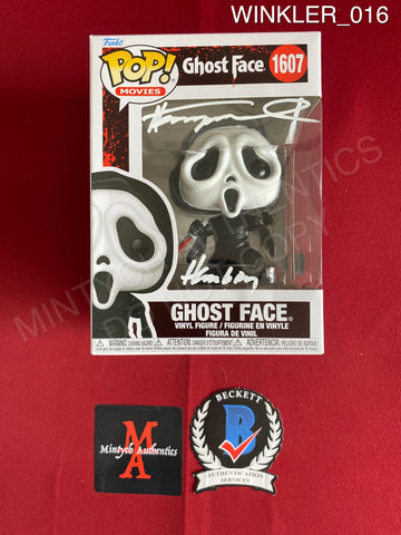 WINKLER_016 - Ghost Face 1607 Ghost Face Funko Pop! Autographed By Henry Winkler