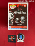 WINKLER_018 - Ghost Face 1607 Ghost Face Funko Pop! Autographed By Henry Winkler