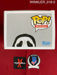 WINKLER_018 - Ghost Face 1607 Ghost Face Funko Pop! Autographed By Henry Winkler
