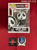 WINKLER_018 - Ghost Face 1607 Ghost Face Funko Pop! Autographed By Henry Winkler