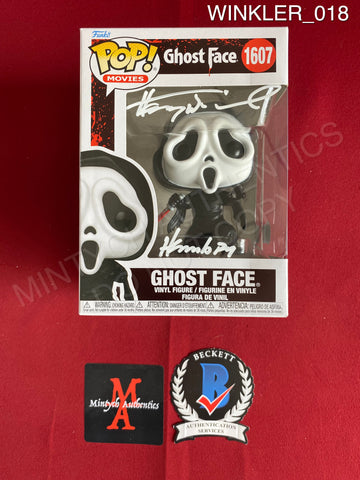 WINKLER_018 - Ghost Face 1607 Ghost Face Funko Pop! Autographed By Henry Winkler
