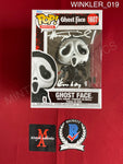 WINKLER_019 - Ghost Face 1607 Ghost Face Funko Pop! Autographed By Henry Winkler