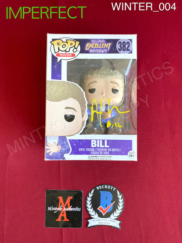 WINTER_004 - Bill & Ted 382 Bill Preston Funko Pop! (IMPERFECT) Autographed By Alex Winter