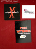 WITTROCK_100 - Dandy Mott Custom Trading Card Autographed By Finn Wittrock