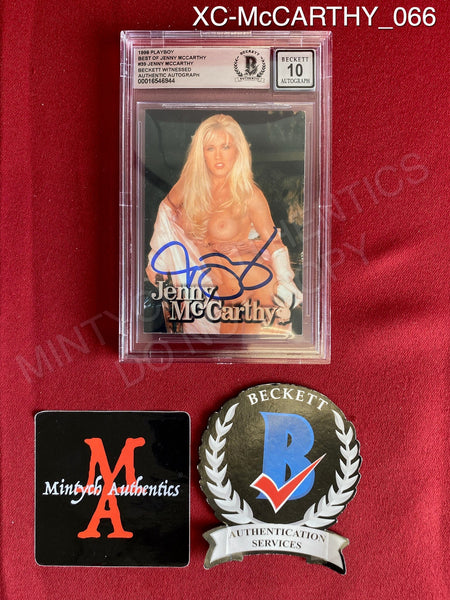 NBAカード jenny mcCarthy auto 2005-06 FINEST FACT AUTO: JENNY McCARTHY #18/30 AUTOGRAPH PLAYBOY