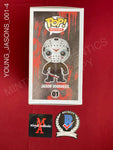 YOUNG_JASONS_001 - Friday The 13th 01 Jason Voorhees Funko Pop! Autographed By Caleb Guss & Spencer Stump