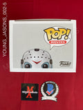YOUNG_JASONS_002 - Friday The 13th 01 Jason Voorhees Funko Pop! Autographed By Caleb Guss & Spencer Stump