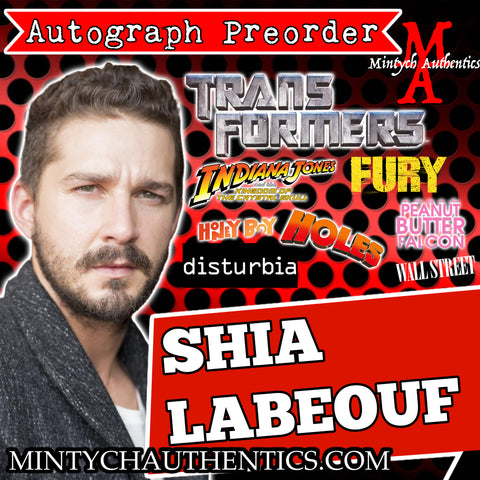 Shia LaBeouf Autograph Preorder