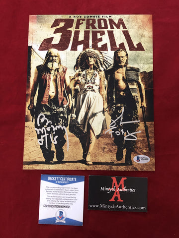 3FH_001 - 8x10 Photo Autographed By Bill Moseley & Richard Brake