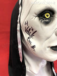 AARONS_001 - The Nun Mask Autographed By Bonnie Aarons