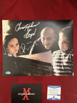 ADDAMS_001 - 11x14 Photo Autographed By Christopher Lloyd & Christina Ricci