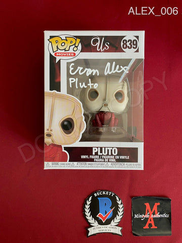 ALEX_006 - US 839 Pluto  Funko Pop! Autographed By Evan Alex