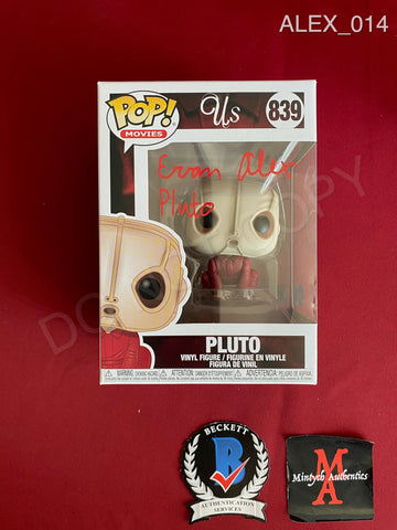 ALEX_014 - US 839 Pluto  Funko Pop! Autographed By Evan Alex
