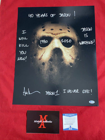 ARI_908 - 16x20 Photo Autographed By Ari Lehman