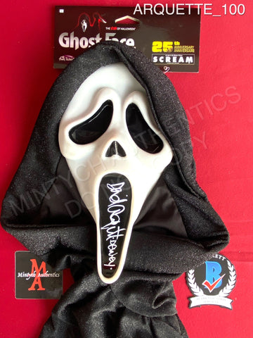 ARQUETTE_100 - Ghost Face 25th Anniversary (Fun World) Mask Autographed By David Arquette