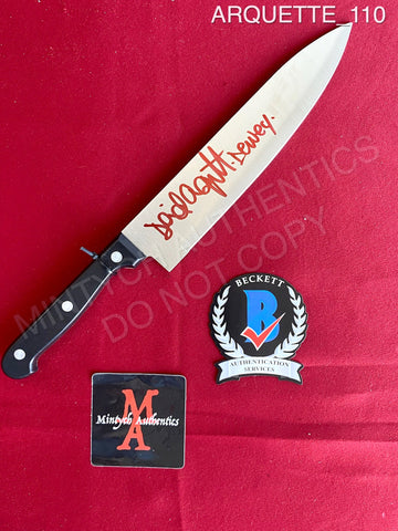 ARQUETTE_110 - Real 8" Knife Knife Autographed By David Arquette