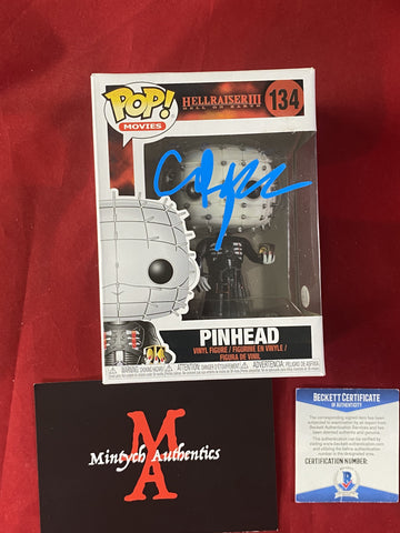 BARKER_256 - Pinhead 134 Funko Pop! Autographed By Clive Barker
