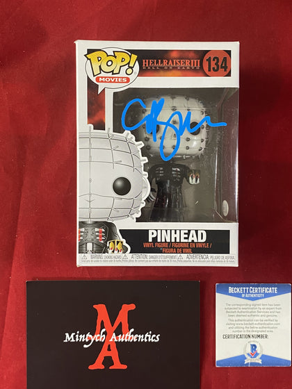 BARKER_258 - Pinhead 134 Funko Pop! Autographed By Clive Barker