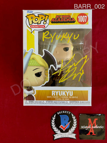 BARR_002 - My Hero Academia 1007 Ryuku Funko Pop! Autographed By Katelyn Barr