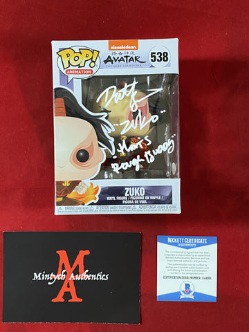 BASCO_001 - Zuko - Avatar The Last Airbender 538 Funko Pop! Autographed By Dante Basco