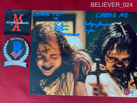 BELIEVER_024 - 8x10 Photo Autographed By Lidya Jewett & Olivia O'Neill