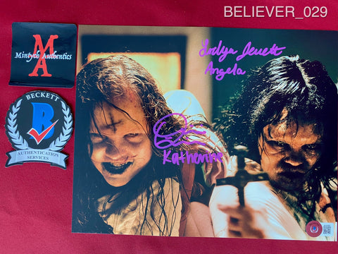 BELIEVER_029 - 8x10 Photo Autographed By Lidya Jewett & Olivia O'Neill