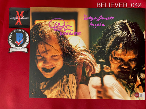 BELIEVER_042 - 11x14 Photo Autographed By Lidya Jewett & Olivia O'Neill