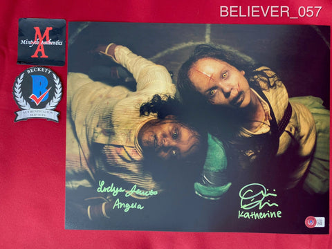 BELIEVER_057 - 11x14 Photo Autographed By Lidya Jewett & Olivia O'Neill