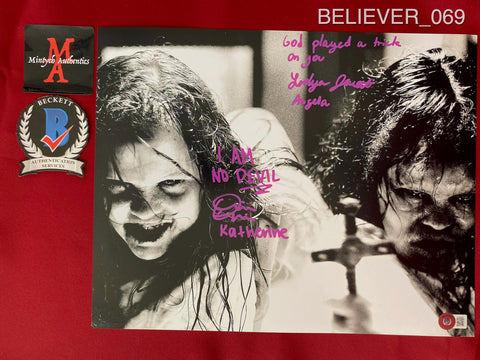 BELIEVER_069 - 11x14 Photo Autographed By Lidya Jewett & Olivia O'Neill