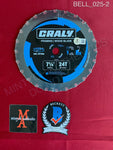 BELL_025 - Real 7" Black Steel Saw Blade Autographed By Tobin Bell