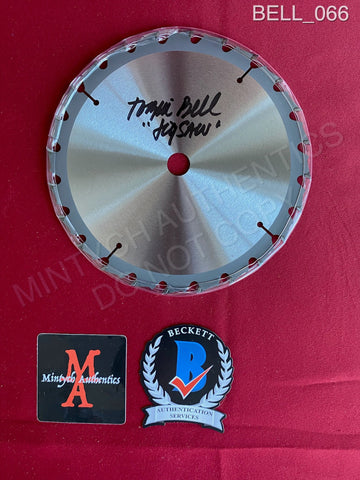 BELL_066 - Real 7" Steel Saw Blade Autographed By Tobin Bell