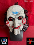 BELL_088 - Billy Trick Or Treat Studios (Detached Jaw) Mask Autographed By Tobin Bell