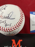 BENCHWARMERS_002 - Rawlings Official Baeball Autographed By David Spade & Rob Schneider