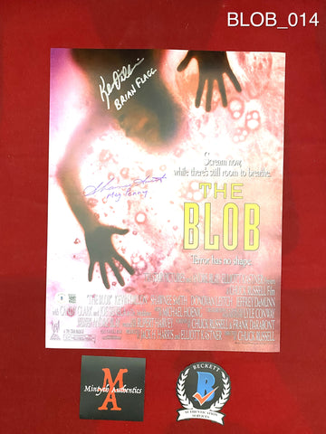 BLOB_014 - 11x14 Photo Autographed By Kevin Dillon & Shawnee Smith