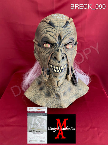 BRECK_090 - The Creeper Trick Or Treat Studios Mask Autographed By Jonathan Breck