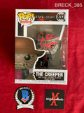 BRECK_385 - Jeepers Creepers 832 The Creeper Funko Pop! Autographed By Jonathan Breck