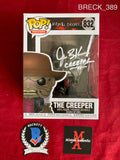 BRECK_389 - Jeepers Creepers 832 The Creeper Funko Pop! Autographed By Jonathan Breck