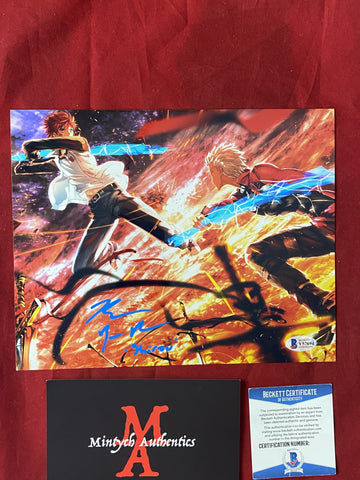 BRYCE_048 - 8x10 Metallic Photo Autographed By Bryce Papenbrook