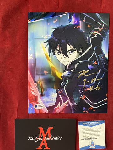 BRYCE_057 - 8x10 Metallic Photo Autographed By Bryce Papenbrook