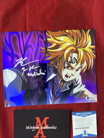 BRYCE_072 - 8x10 Metallic Photo Autographed By Bryce Papenbrook