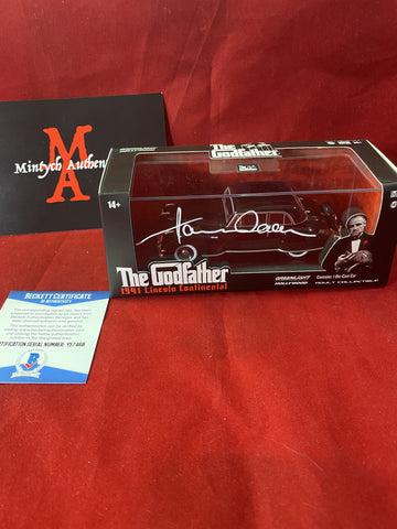 CAAN_334 - 1:43 Scale Greenlight "The Godfather 1941 Lincoln Continental" Limited Edition Diecast Car Autographed By James Caan