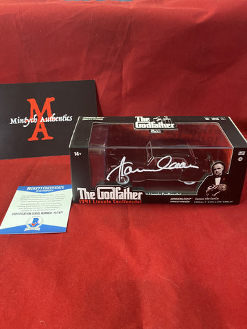 CAAN_336 - 1:43 Scale Greenlight "The Godfather 1941 Lincoln Continental" Limited Edition Diecast Car Autographed By James Caan