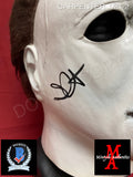 CARPENTER_021 - Michael Myers 1978 Trick Or Treat Studios Mask Autographed By John Carpenter