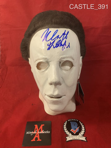 CASTLE_391 - Michael Myers Trick Or Treat Studios Mask Autographed By Nick Castle