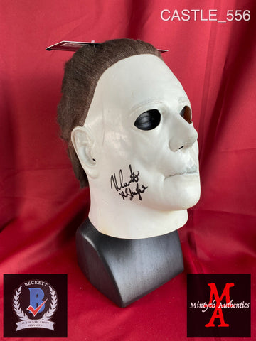 CASTLE_556 - Michael Myers Trick Or Treat Studios Mask Autographed By Nick Castle